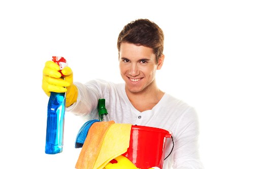 Waste handling and responsible disposal during cleaning services